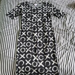 Lularoe Julia dress XOXO pattern